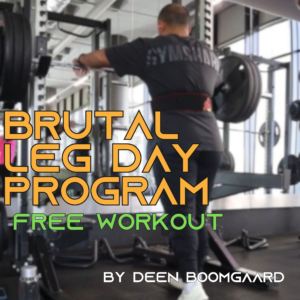Brutal Leg Day Program - FREE DOWNLOAD
